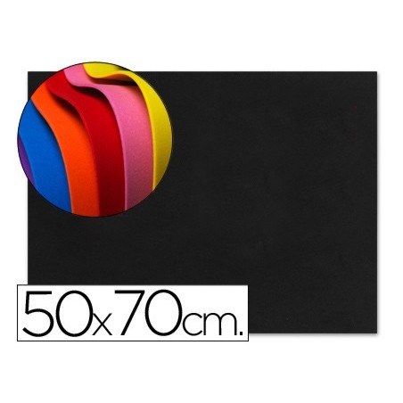 GOMA EVA LIDERPAPEL 50X70CM 60G/M2 ESPESOR 1.5MM NEGRO