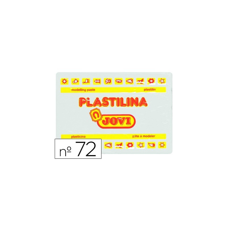 PLASTILINA JOVI 72 BLANCO -UNIDAD -TAMAÑO GRANDE