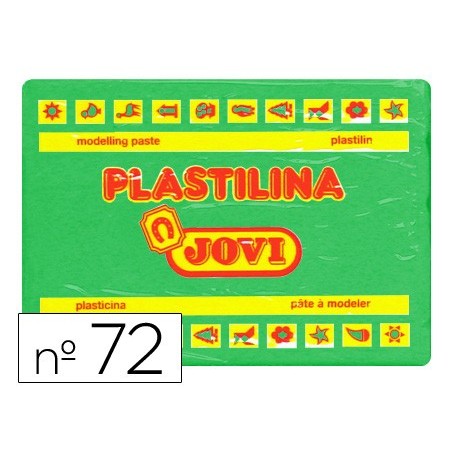 PLASTILINA JOVI 72 VERDE CLARO -UNIDAD -TAMAÑO GRANDE