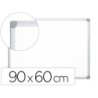 PIZARRA BLANCA Q-CONNECT LACADA MAGNETICA MARCO DE ALUMINIO 90X60 CM