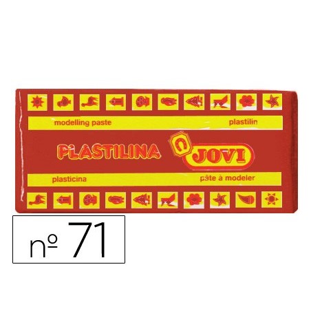 PLASTILINA JOVI 71 MARRON -UNIDAD -TAMAÑO MEDIANO