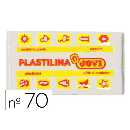 PLASTILINA JOVI 70 BLANCA -UNIDAD -TAMAÑO PEQUEÑO