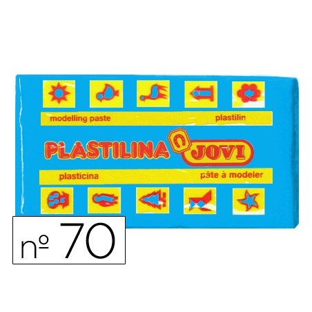 PLASTILINA JOVI 70 AZUL CLARO -UNIDAD -TAMAÑO PEQUEÑO