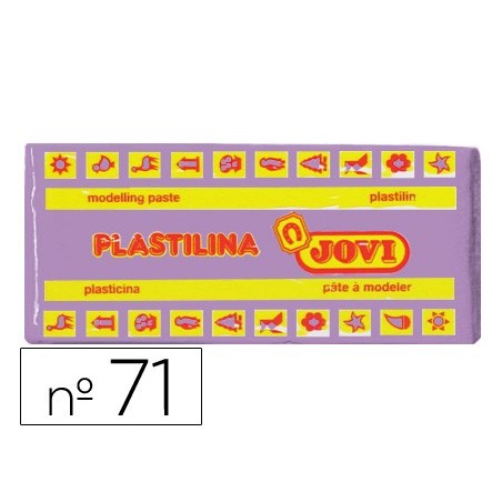PLASTILINA JOVI 71 LILA -UNIDAD -TAMAÑO MEDIANO