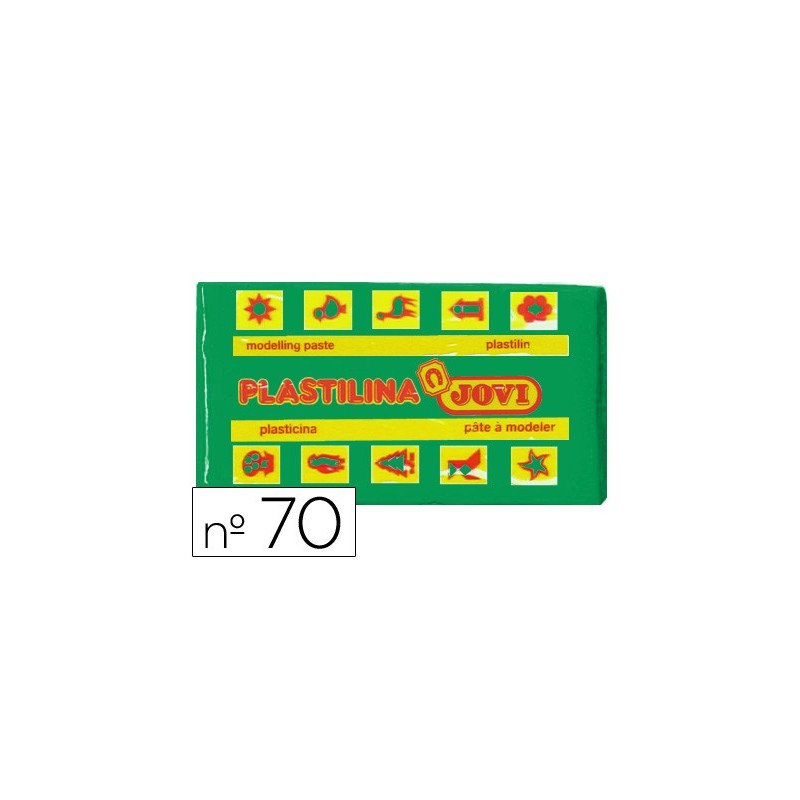 PLASTILINA JOVI 70 VERDE CLARO -UNIDAD -TAMAÑO PEQUEÑO