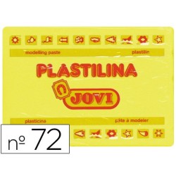 PLASTILINA JOVI 72 AMARILLO CLARO -UNIDAD -TAMAÑO GRANDE