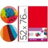 PAPEL SEDA LIDERPAPEL ROJO 52X76 CM 18 GR -PAQUETE DE 25 HOJAS