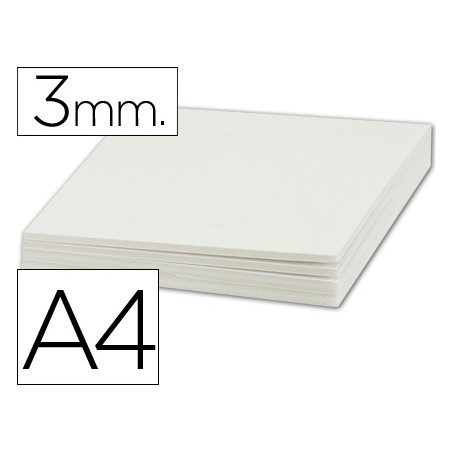 CARTON PLUMA LIDERPAPEL DOBLE CARA DIN A4 ESPESOR 3 MM