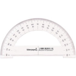 SEMICIRCULO LIDERPAPEL 14 CM PLASTICO