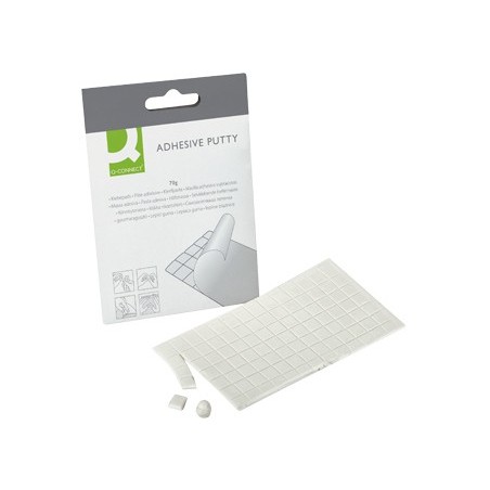 SUJETACOSA MASILLA Q-CONNECT ADHESIVA