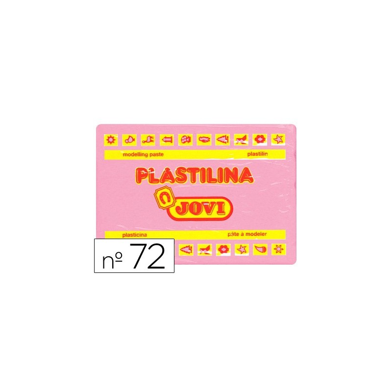 PLASTILINA JOVI 72 ROSA -UNIDAD -TAMAÑO GRANDE
