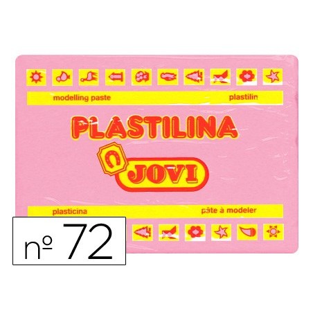PLASTILINA JOVI 72 ROSA -UNIDAD -TAMAÑO GRANDE