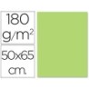 CARTULINA LIDERPAPEL 50X65 CM 180G/M2 VERDE HIERBA (PACK INDIVISIBLE 5 UDS)