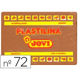 PLASTILINA JOVI 72 MARRON -UNIDAD -TAMAÑO GRANDE