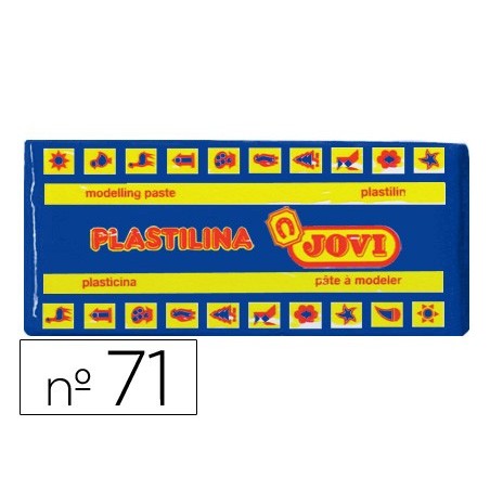 PLASTILINA JOVI 71 AZUL OSCURO -UNIDAD -TAMAÑO MEDIANO