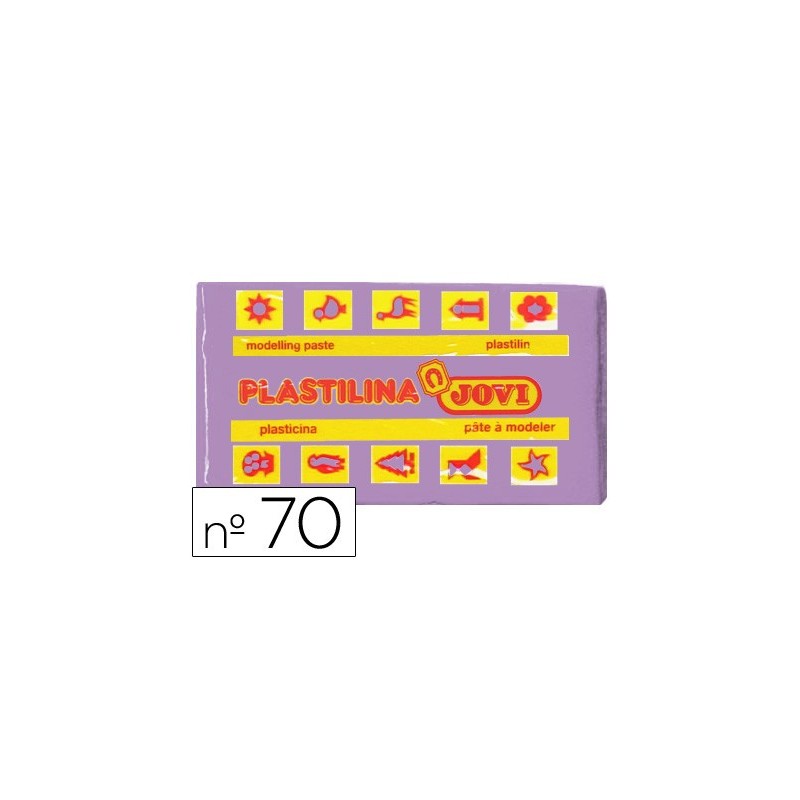 PLASTILINA JOVI 70 LILA -UNIDAD -TAMAÑO PEQUEÑO