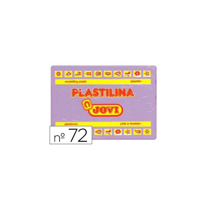 PLASTILINA JOVI 72 LILA -UNIDAD -TAMAÑO GRANDE