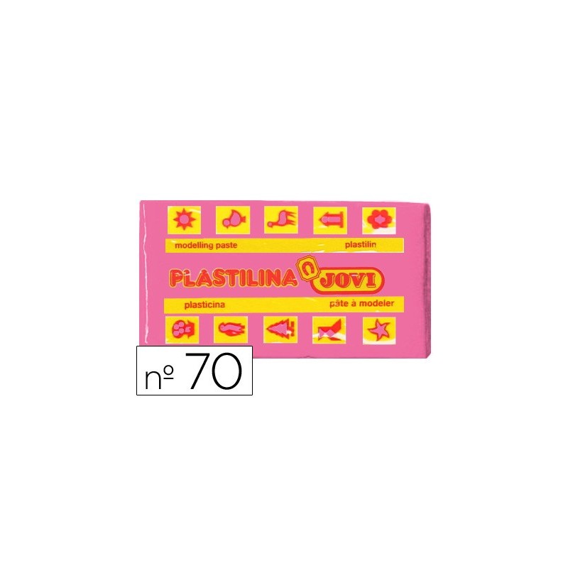PLASTILINA JOVI 70 ROSA -UNIDAD -TAMAÑO PEQUEÑO