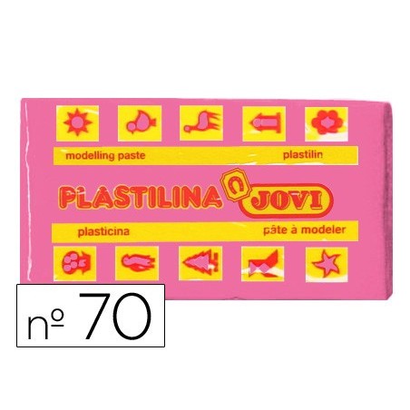 PLASTILINA JOVI 70 ROSA -UNIDAD -TAMAÑO PEQUEÑO