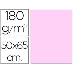 CARTULINA LIDERPAPEL 50X65 CM 180G/M2 ROSA (PACK INDIVISIBLE 5 UDS)