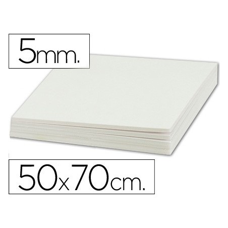 CARTON PLUMA LIDERPAPEL DOBLE CARA 50X70 CM ESPESOR 5 MM