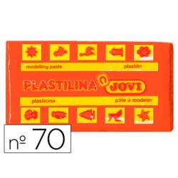 PLASTILINA JOVI 70 NARANJA -UNIDAD -TAMAÑO PEQUEÑO