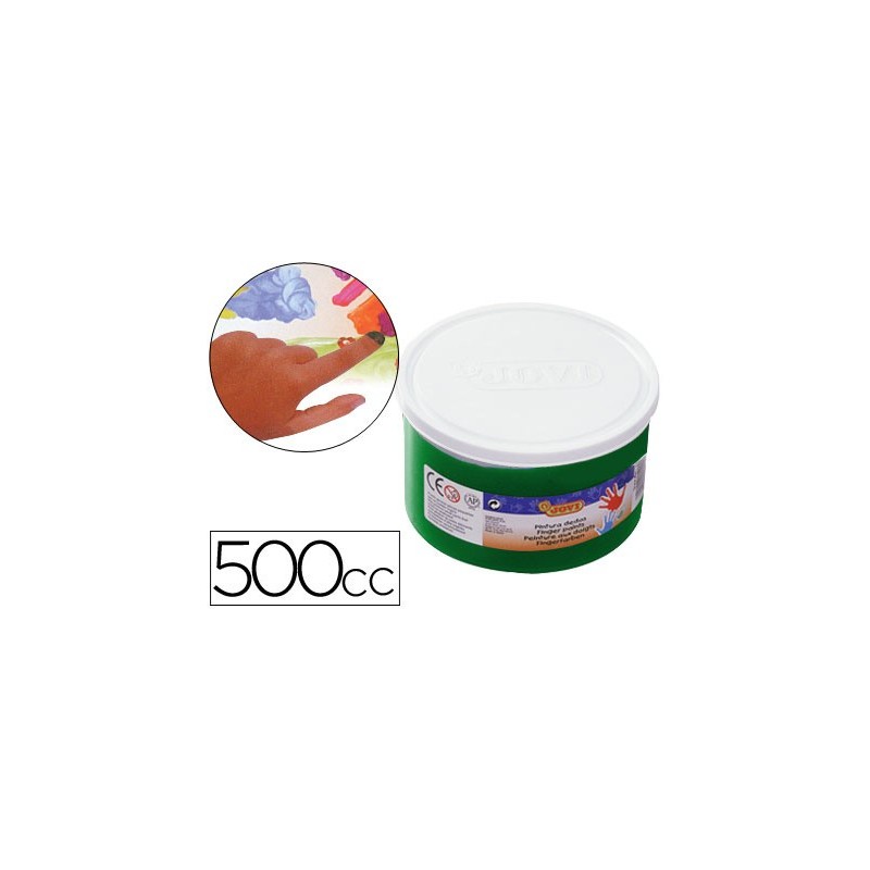 PINTURA A DEDOS JOVI 500 CC -VERDE