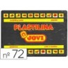 PLASTILINA JOVI 72 NEGRO -UNIDAD -TAMAÑO GRANDE