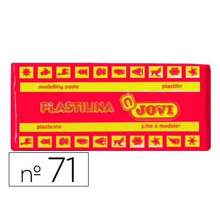 PLASTILINA JOVI 71 RUBI -UNIDAD -TAMAÑO MEDIANO