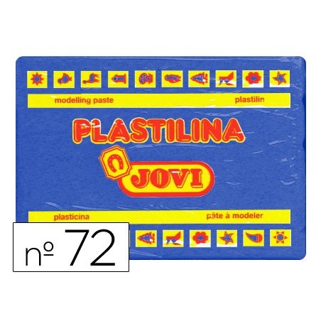 PLASTILINA JOVI 72 AZUL OSCURO -UNIDAD -TAMAÑO GRANDE