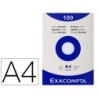 CARTULINA EXACOMPTA DIN A4 BLANCA 205 GRS PAQUETE DE 100 UNIDADES
