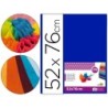 PAPEL SEDA LIDERPAPEL AZUL 52X76 CM 18 GR -PAQUETE DE 25 HOJAS