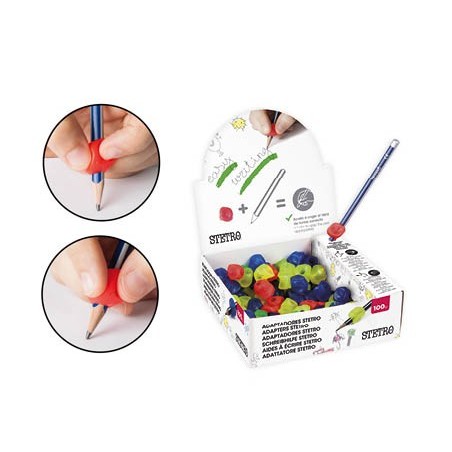 ADAPTADOR LAPIZ LIDERPAPEL STETRO CAJA DE 100 UNIDADES