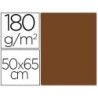 CARTULINA LIDERPAPEL 50X65 CM 180 GR MARRON ESCOLAR UNIDAD (PACK INDIVISIBLE 5 UDS)