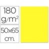 CARTULINA LIDERPAPEL 50X65 CM 180G/M2 AMARILLO (PACK INDIVISIBLE 5 UDS)