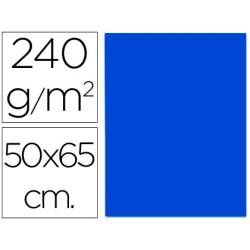 CARTULINA LIDERPAPEL 50X65 CM 240 G/M2 AZUL ZAFIRO (PACK INDIVISIBLE 5 UDS)