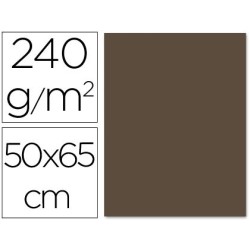 CARTULINA LIDERPAPEL 50X65 CM 240 G/M2 MARRON (PACK INDIVISIBLE 5 UDS)