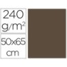 CARTULINA LIDERPAPEL 50X65 CM 240 G/M2 MARRON (PACK INDIVISIBLE 5 UDS)