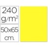 CARTULINA LIDERPAPEL 50X65 CM 240G/M2 AMARILLO (PACK INDIVISIBLE 5 UDS)
