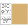 CARTULINA LIDERPAPEL 50X65 CM 240G/M2 AVELLANA PAQUETE DE 25 UNIDADES
