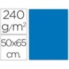 CARTULINA LIDERPAPEL 50X65 CM 240G/M2 AZUL (PACK INDIVISIBLE 5 UDS)