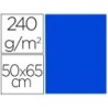 CARTULINA LIDERPAPEL 50X65 CM 240G/M2 AZUL ZAFIRO PAQUETE DE 25 UNIDADES