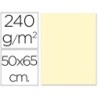 CARTULINA LIDERPAPEL 50X65 CM 240G/M2 CREMA (PACK INDIVISIBLE 5 UDS)