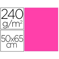 CARTULINA LIDERPAPEL 50X65 CM 240G/M2 FUCSIA PAQUETE DE 25 UNIDADES
