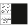 CARTULINA LIDERPAPEL 50X65 CM 240G/M2 NEGRO PAQUETE DE 25 UNIDADES