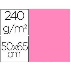 CARTULINA LIDERPAPEL 50X65 CM 240G/M2 ROSA PAQUETE DE 25 UNIDADES