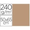 CARTULINA LIDERPAPEL 50X65 CM 240G/M2 SEPIA PAQUETE DE 25 UNIDADES