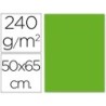 CARTULINA LIDERPAPEL 50X65 CM 240G/M2 VERDE (PACK INDIVISIBLE 5 UDS)