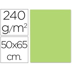 CARTULINA LIDERPAPEL 50X65 CM 240G/M2 VERDE HIERBA (PACK INDIVISIBLE 5 UDS)