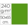 CARTULINA LIDERPAPEL 50X65 CM 240G/M2 VERDE NAVIDAD (PACK INDIVISIBLE 5 UDS)